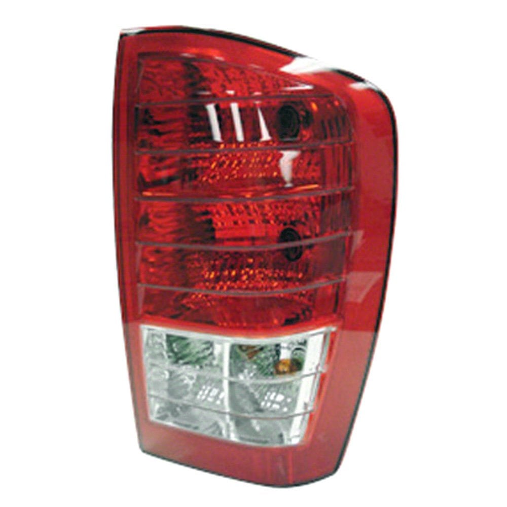 PASSENGER SIDE TAIL LIGHT ASSEMBLY -  RED UPPER LENS -  FITS LONG