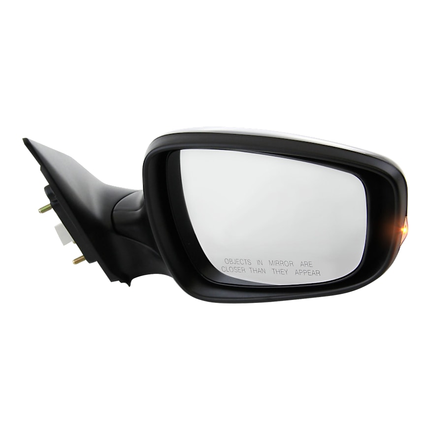 KOOL VUE MIRRORSELANTRA 11-13 MIRROR RH, Power, Manual Folding, Heated, Paintable, w/ In-housing Signal Light, No Auto-dimming, BSD, and Memory