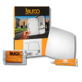 Burco - Passenger Side View Mirror Heated For Heated Acura Rl Rh Blue Convex - 7136H (Glass Only - Backing Plate not Included) with 6 X 6 Microfiber Cloth & SILICONE - 1 2 OZ TUBE