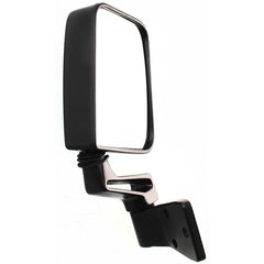 KOOL VUE MIRRORSWRANGLER 87-02 MIRROR RH, Manual Adjust, Manual Folding, Non-Heated, Paintable, Metal Housing, w/ Hollow Arm