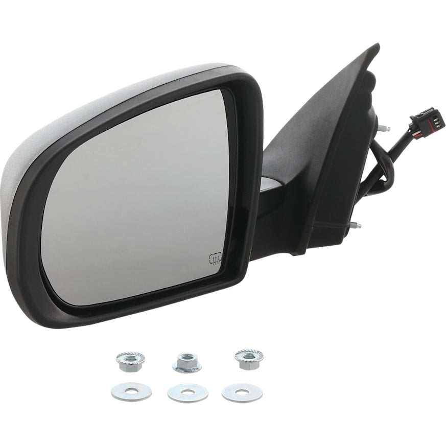 KOOL VUE MIRRORSCHEROKEE 14-18 MIRROR LH, Power, Manual Folding, Heated, Textured, No Auto-dimming, BSD, Memory, and Signal Light
