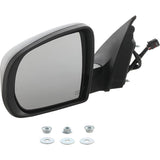 KOOL VUE MIRRORSCHEROKEE 14-18 MIRROR LH, Power, Manual Folding, Heated, Textured, No Auto-dimming, BSD, Memory, and Signal Light