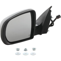 KOOL VUE MIRRORSCHEROKEE 14-18 MIRROR LH, Power, Manual Folding, Heated, Textured, No Auto-dimming, BSD, Memory, and Signal Light