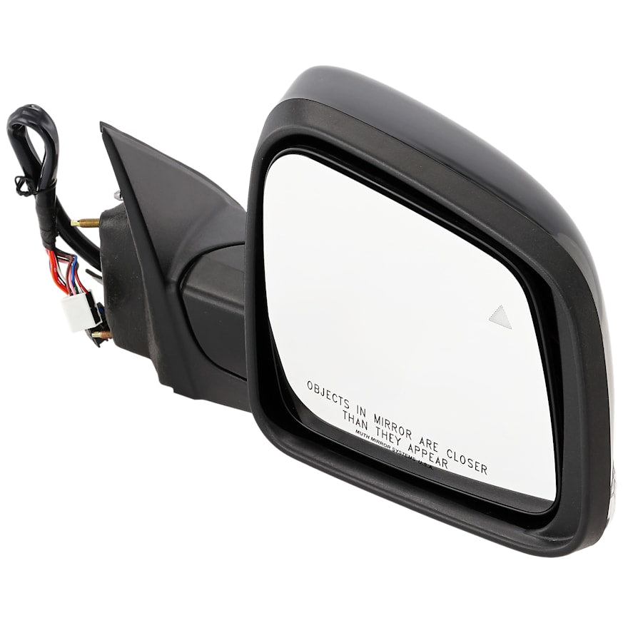 KOOL VUE MIRRORSGRAND CHEROKEE 12-21/GRAND CHEROKEE WK 22-22 MIRROR RH, Power, Heated, Manual Folding, Paintable, w/ Blind Spot Detection in Glass, Memory and Signal Light, No Auto-dimming and Puddle Light
