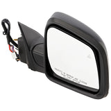 KOOL VUE MIRRORSGRAND CHEROKEE 12-21/GRAND CHEROKEE WK 22-22 MIRROR RH, Power, Heated, Manual Folding, Paintable, w/ Blind Spot Detection in Glass, Memory and Signal Light, No Auto-dimming and Puddle Light