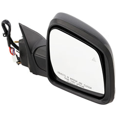 KOOL VUE MIRRORSGRAND CHEROKEE 12-21/GRAND CHEROKEE WK 22-22 MIRROR RH, Power, Heated, Manual Folding, Paintable, w/ Blind Spot Detection in Glass, Memory and Signal Light, No Auto-dimming and Puddle Light