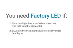 DRIVER SIDE LED HEADLIGHT LENS AND HOUSING -  WITH ADAPTIVE LAMPS -