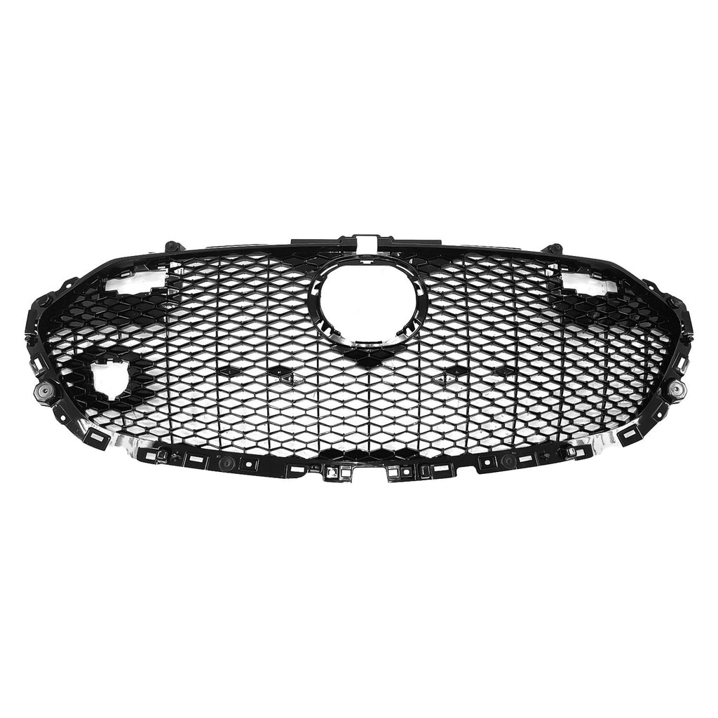 FRONT GRILLE -  FOR HATCHBACK MODELS -  BRIGHT BLACK -  AS OEM WILL NOT