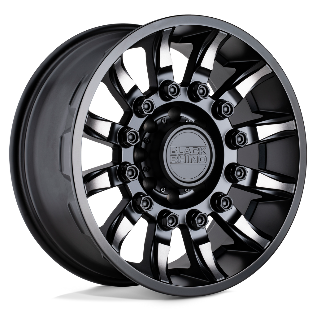 20X9 MATTE BLACK W/ MACHINED TINTED SPOKES 12MM Black Rhino Wheel