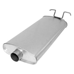 AP Exhaust® 700454 - MSL Maximum Oval Direct Fit Exhaust Muffler with Inlet / Outlet Neck