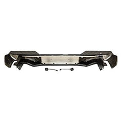 REAR STEP BUMPER ASSEMBLY -  CHROME -  WITH PARK ASSIST SENSOR HOLES