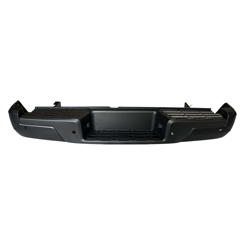 REAR STEP BUMPER ASSEMBLY -  WITH PARK ASSIST SENSOR HOLES -  FOR USE WITH - NI1103149 for Nissan Frontier 2022–2024