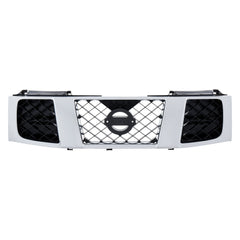 FRONT GRILLE -  BLACK MESH WITH CHROME SURROUND MOLDING -  MADE OF - NI1200210 for Nissan Armada 2005-2007