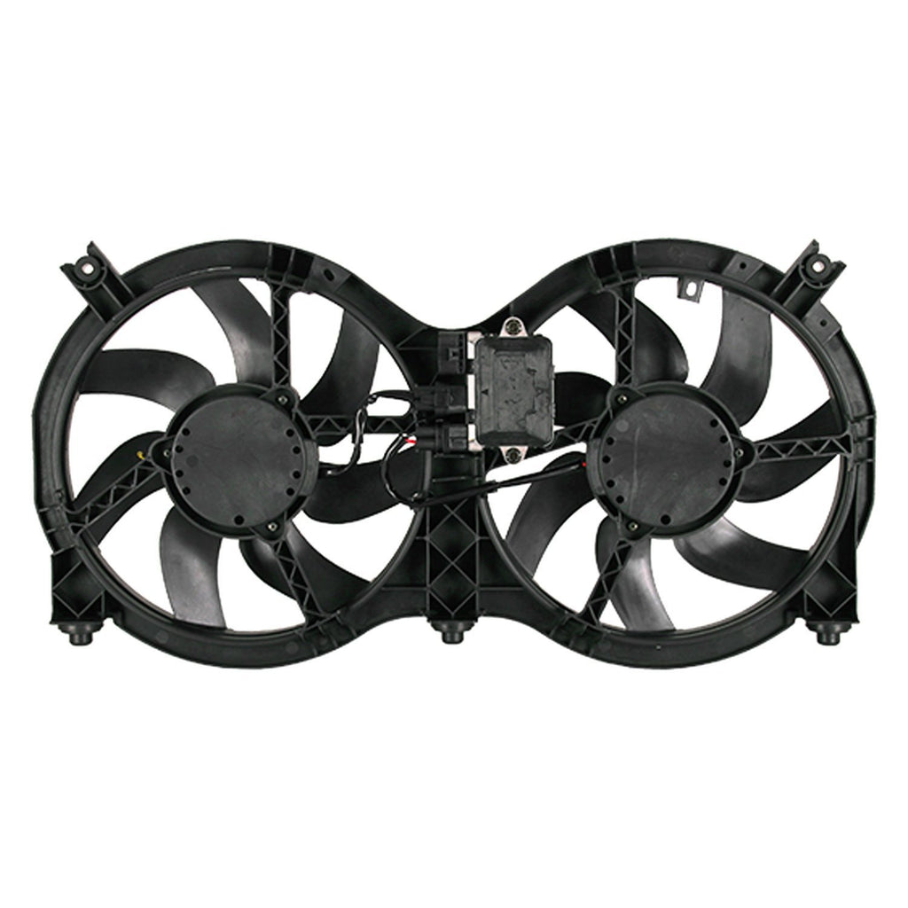 DUAL FAN ASSEMBLY -  INCLUDES CONTROL MODULE AND INSULATORS