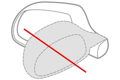 DRIVER SIDE CHROME POWER MIRROR -  WITH HEATED GLASS -  WITH PUDDLE LAMP -