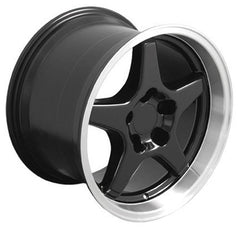 17" Replica Wheel CV01 Fits Chevrolet Corvette - ZR1- Design Seven with lug nuts |20 Chrome Lugs 12x1.5mm 3/4" Hex KIT
