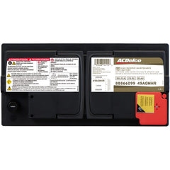 ACDelco® Gold 49AGMHR - Professional™ High Reserve AGM BCI Group 49 Battery
