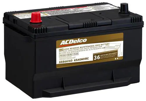 ACDelco®  Gold 65AGMHRC - Professional™ High Reserve AGM BCI Group 65 Battery
