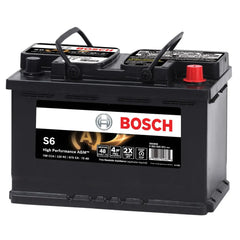 BOSCH S6585B S6 Flat Plate AGM Battery - Group 48 (H6/L3)