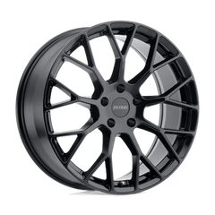 17X8 GLOSS BLACK 40MM Petrol Wheel