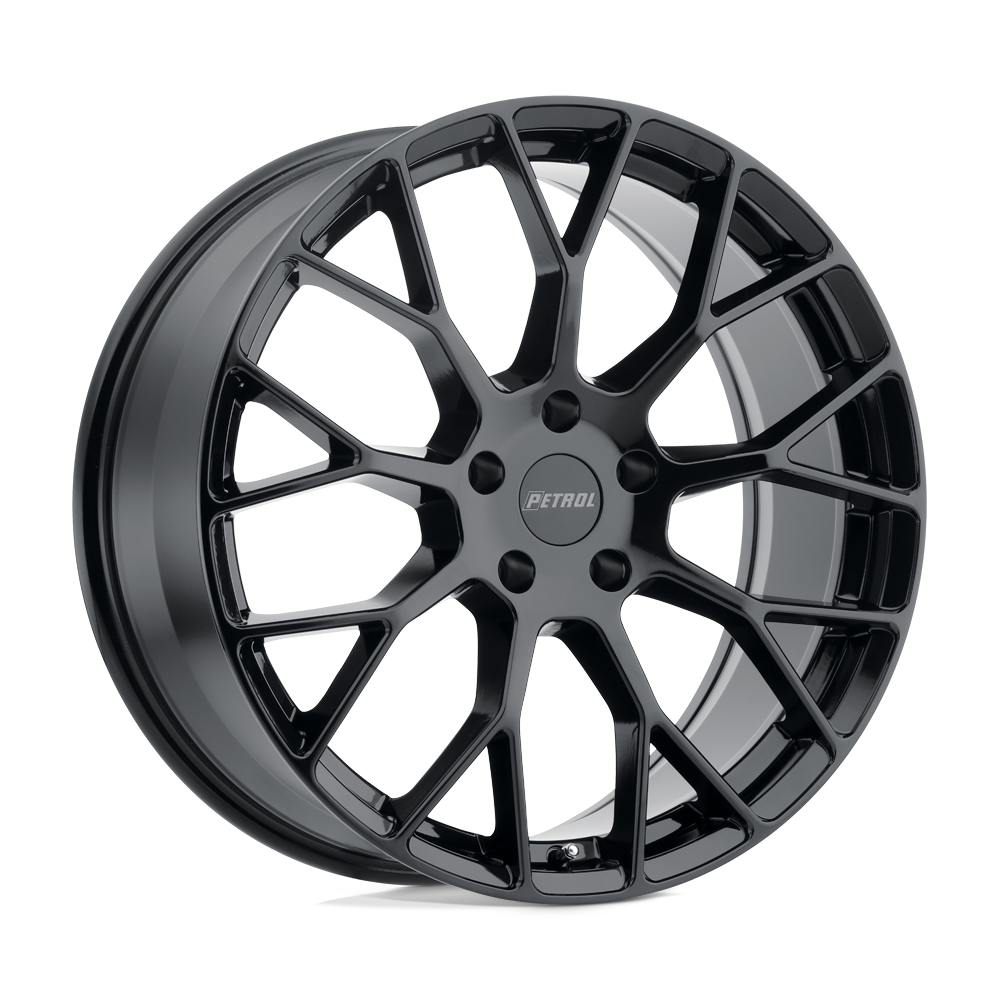 17X8 GLOSS BLACK 40MM Petrol Wheel