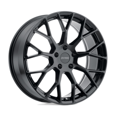 17X8 GLOSS BLACK 40MM Petrol Wheel