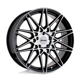 20X8.5 GLOSS BLACK W/ MACHINED FACE 40MM Petrol Wheel