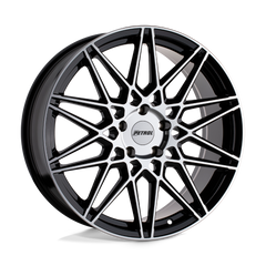 20X8.5 GLOSS BLACK W/ MACHINED FACE 40MM Petrol Wheel