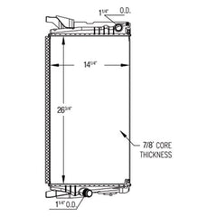 LKQ Corp - Engine Coolant Radiator for MINI Cooper 2014-2015