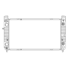 LKQ Corp - Engine Coolant Radiator for Cadillac Escalade 2005, 2007-2014
