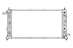 RADIATOR -  5.3/6.2 LITER V8 -  PLASTIC AND ALUMINUM