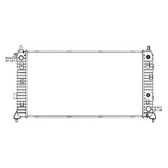 RADIATOR -  5.3/6.2 LITER V8 -  PLASTIC AND ALUMINUM