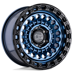 20X9.5 COBALT BLUE W/ BLACK RING 12MM Black Rhino Wheel