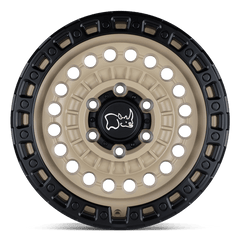 20X9.5 DESERT SAND W/ BLACK RING 12MM Black Rhino Wheel