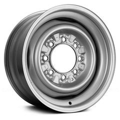 16" x 6.5" Steel Remanufactured Wheel with 8 x 165 Bolt Pattern for Chevy CK Pickup 1988-2000 - Silver