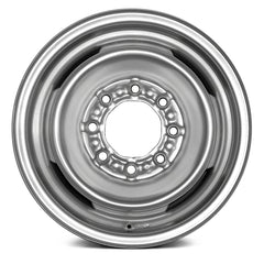 16" x 6.5" Steel Remanufactured Wheel with 8 x 165 Bolt Pattern for Chevy CK Pickup 1988-2000 - Silver