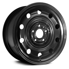 LKQ Corp - 10-Slot Black 16x6.5 Steel Factory Wheel for Chrysler Sebring 2007-2010