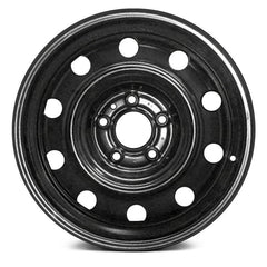 LKQ Corp - 10-Slot Black 16x6.5 Steel Factory Wheel for Chrysler Sebring 2007-2010