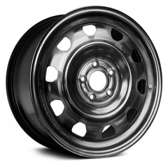 LKQ Corp - 10-Slot Black 17x6.5 Steel Factory Wheel for Chrysler 200 2011-2014