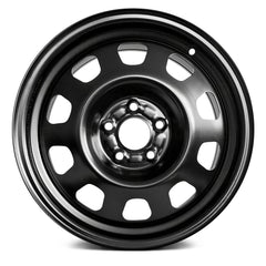LKQ Corp - 10-Slot Black 17x6.5 Steel Factory Wheel for Chrysler 200 2011-2014