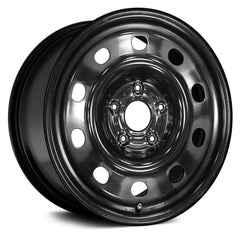 17" x 7.5" Steel Remanufactured Wheel with 5 x 127 Bolt Pattern for Dodge Grand Caravan 2014-2017 - Black
