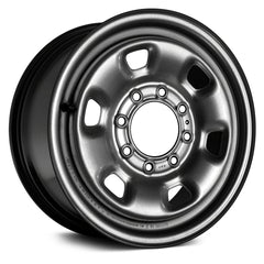 LKQ Corp - 6-Slot Black 17x7.5 Steel Factory Wheel for Dodge Ram 2014-2018