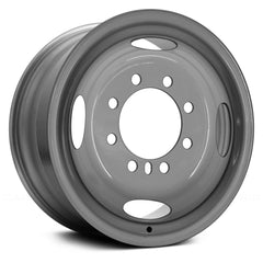 16" x 6" Steel Replica Wheel with 8 x 165 Bolt Pattern for Ford E-series 1985-1991 - Silver