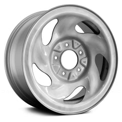 16" x 7" Steel Remanufactured Wheel with 5 x 135 Bolt Pattern for Ford Expedition 1997-2000 - Silver