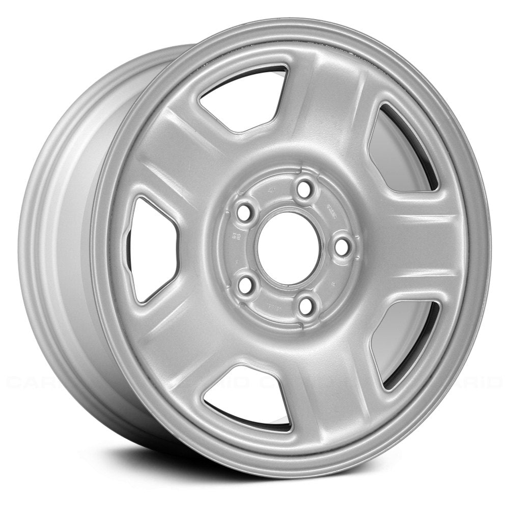 15" x 6.5" Steel Remanufactured Wheel with 5 x 114.3 Bolt Pattern for Ford Escape 2001-2007 - Silver