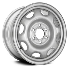 17" x 7.5" Steel Remanufactured Wheel with 6 x 135 Bolt Pattern for Ford F-150 2015-2020 - 
Silver
