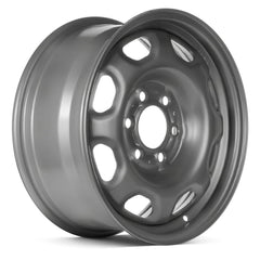 17" x 7.5" Steel Remanufactured Wheel with 6 x 135 Bolt Pattern for Ford F-150 2015-2020 - 
Silver