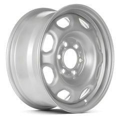 17" x 7.5" Steel Remanufactured Wheel with 6 x 135 Bolt Pattern for Ford F-250 2015 - 2017 - 
Silver Full Face