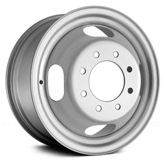 16" x 6.5" Steel Replica Wheel with 8 x 165 Bolt Pattern for Chevrolet Express 2003–2021 - Silver
