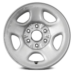 16" x 6.5" Steel Remanufactured Wheel with 6 x 139.7 Bolt Pattern - Silver
